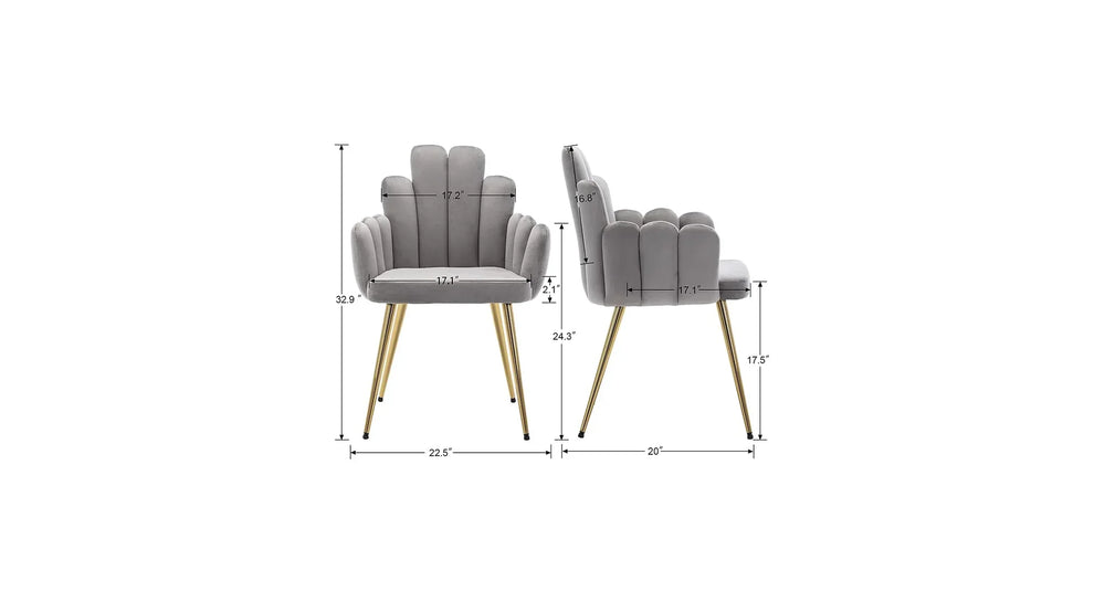 Grey Trent Accent Chair - All India Decor