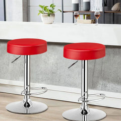 Red Linon Bar Stool - All India Decor