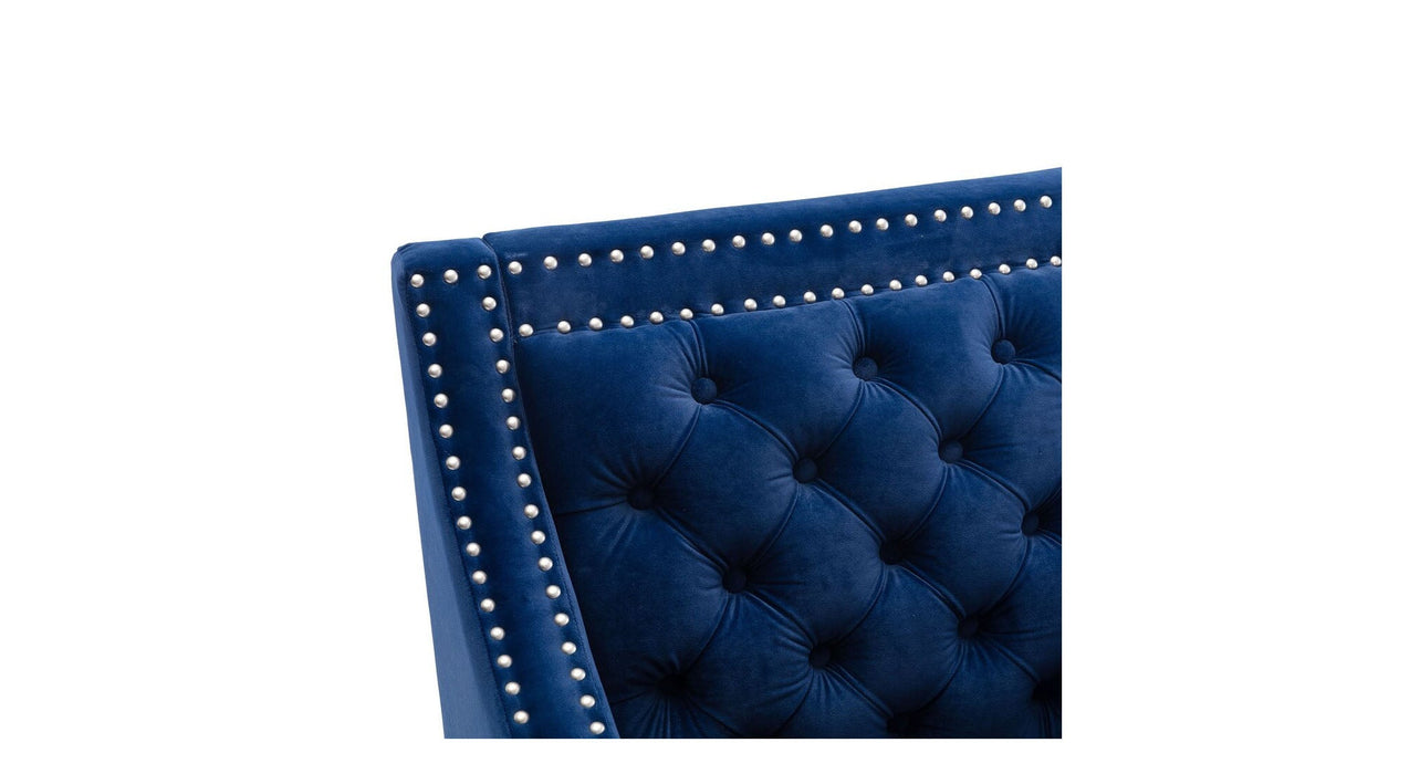 Blue Asaria Accent Chair