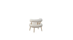 Beige Bonnita Accent Chair