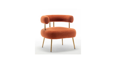 Orange Bonnita Accent Chair