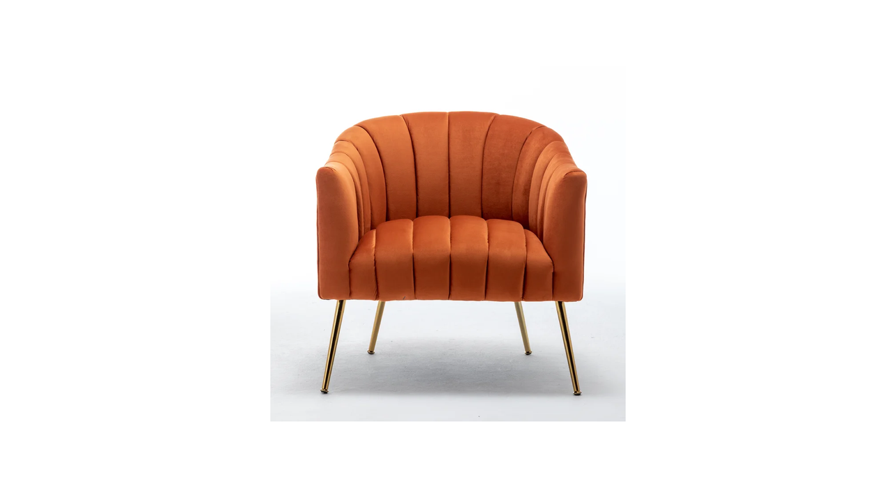 Orange Jella Accent Chair