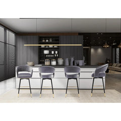 Grey Mixoy Bar Stool - All India Decor