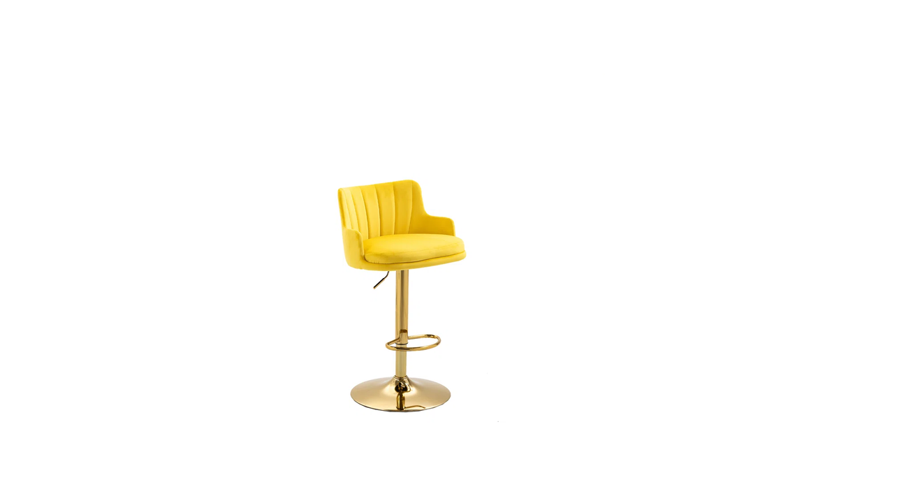 Musturd Color Oliver Bar Stool