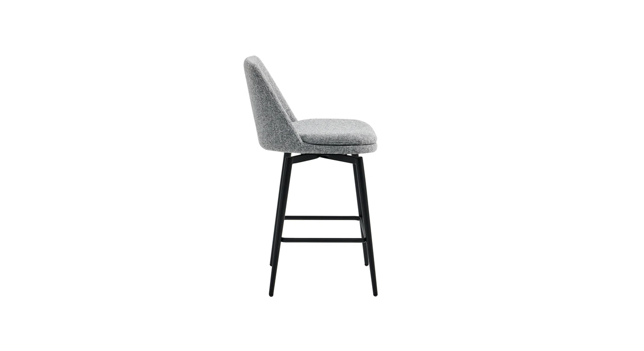 Grey Color Mccain Bar Stool