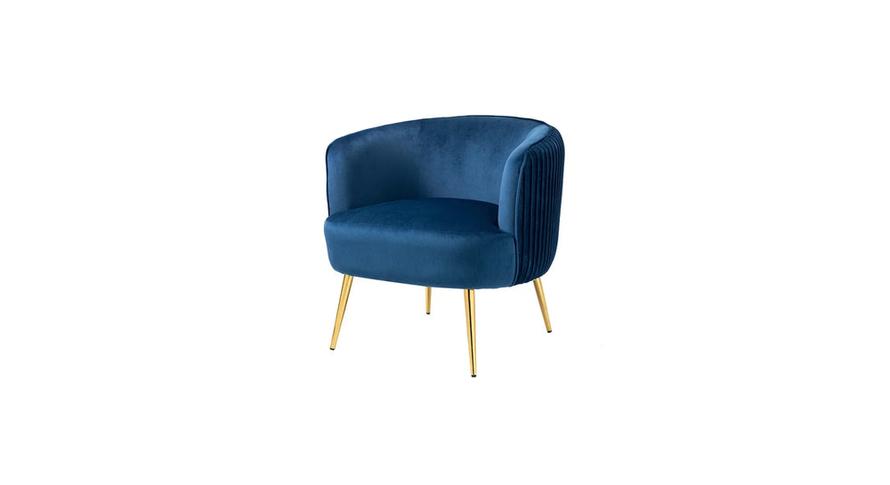 Blue Leiser Accent Chair - All India Decor