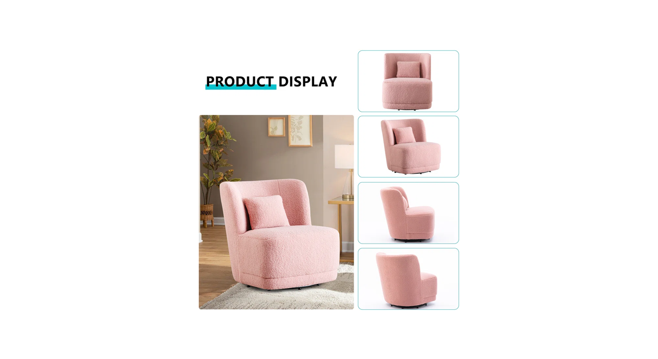 Pink Deeda Barrel Chair