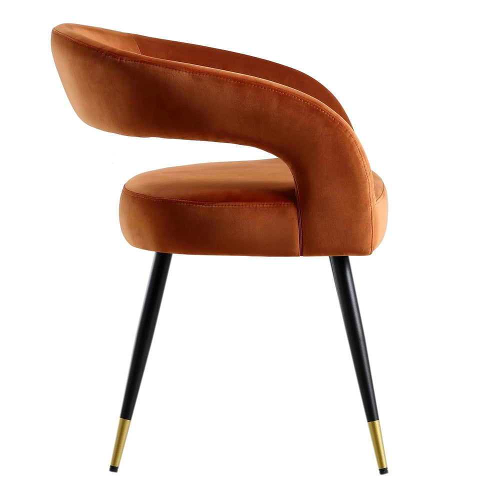 Orange Bentlee Accent Chair - All India Decor