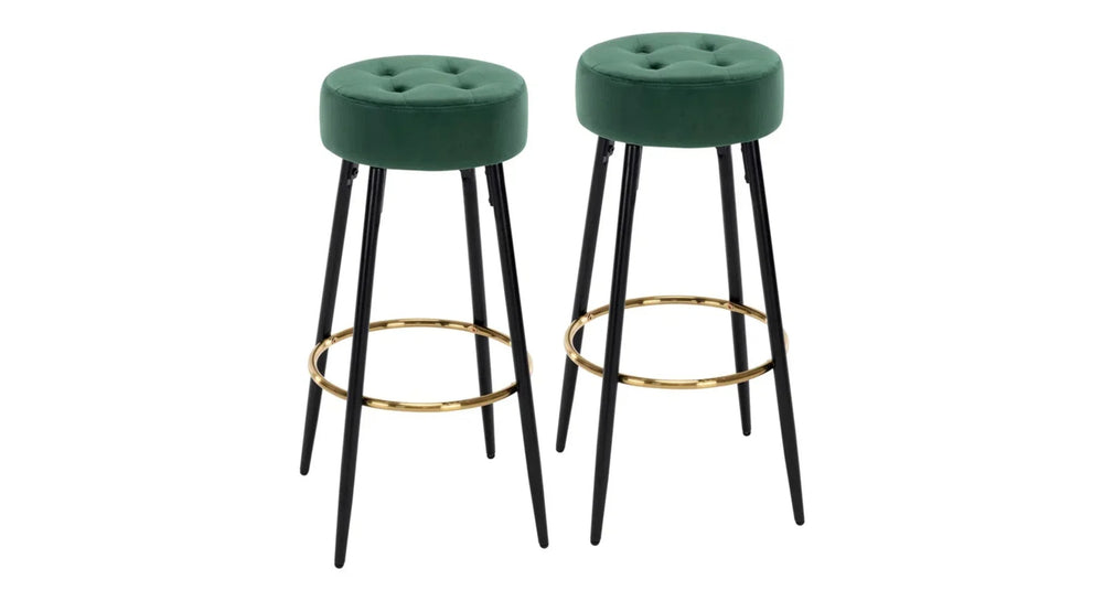 Green Color Ceazar Counter Stool - All India Decor