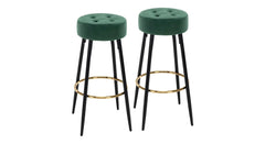 Green Color Ceazar Counter Stool - All India Decor