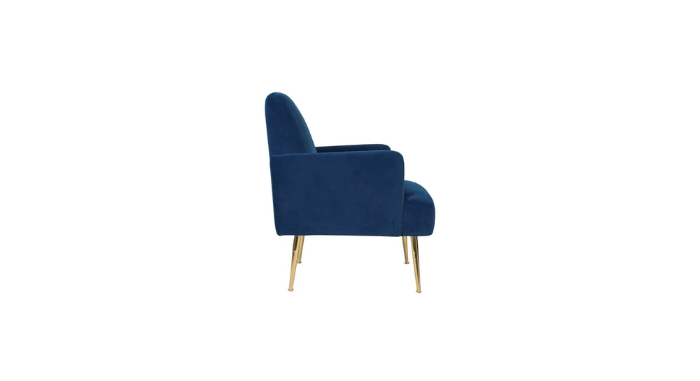 Blue Esme Accent Chair - All India Decor