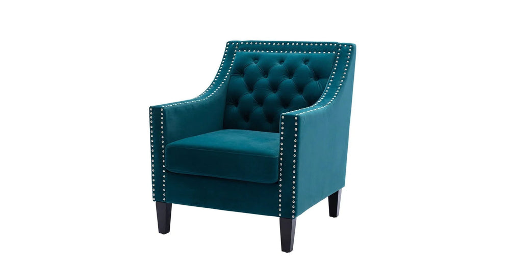 Teal Asaria Accent Chair - All India Decor