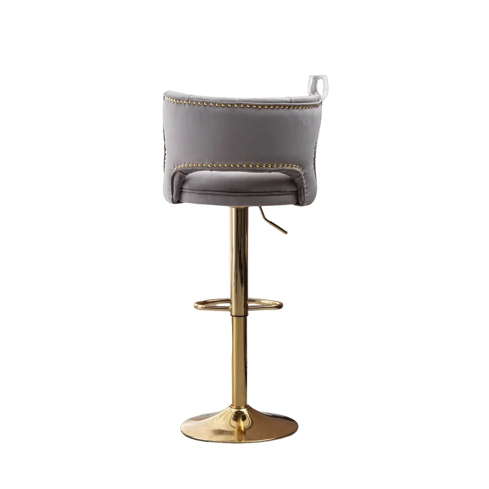 Grey Verona Bar Stool - All India Decor