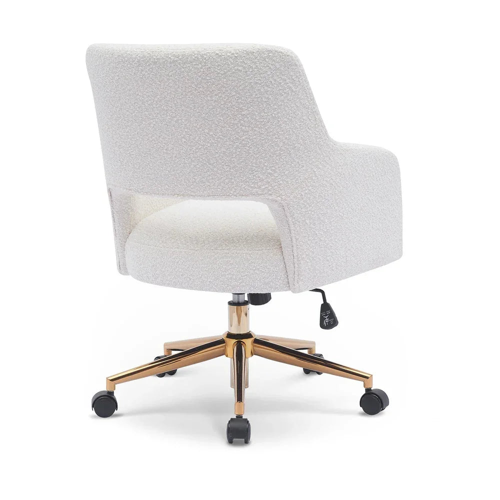 White Lotsee Task Chair - All India Decor