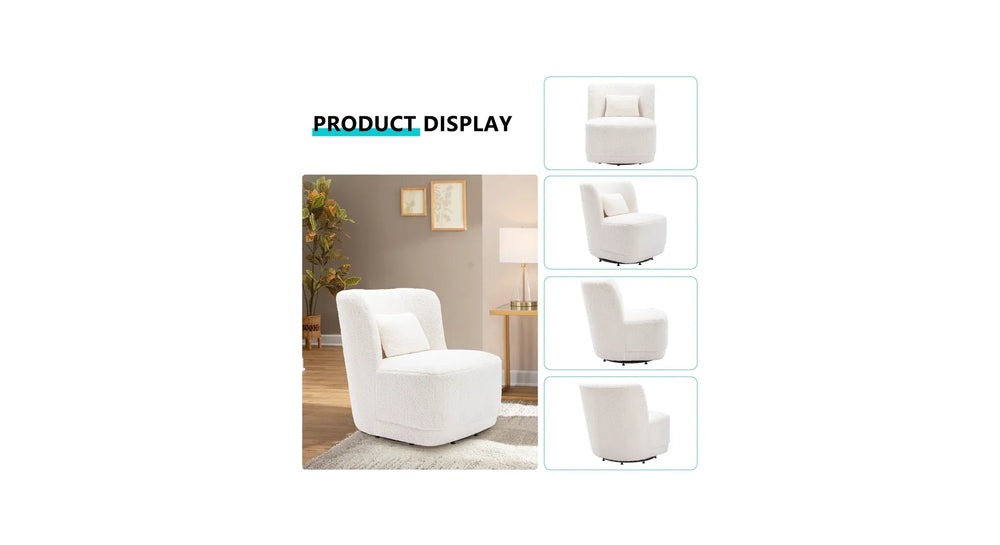 Beige Deeda Barrel Chair - All India Decor
