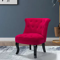 Red Donata Accent Chair - All India Decor