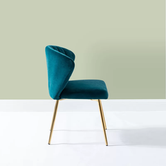 Teal Chimene Accent Chair