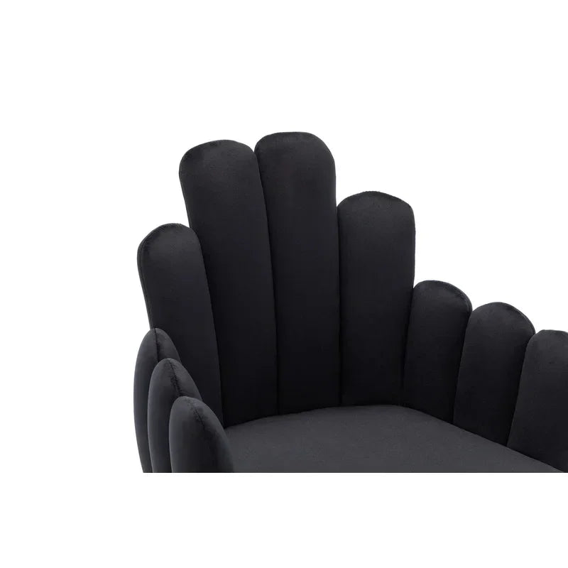 Black Trent Accent Chair - All India Decor