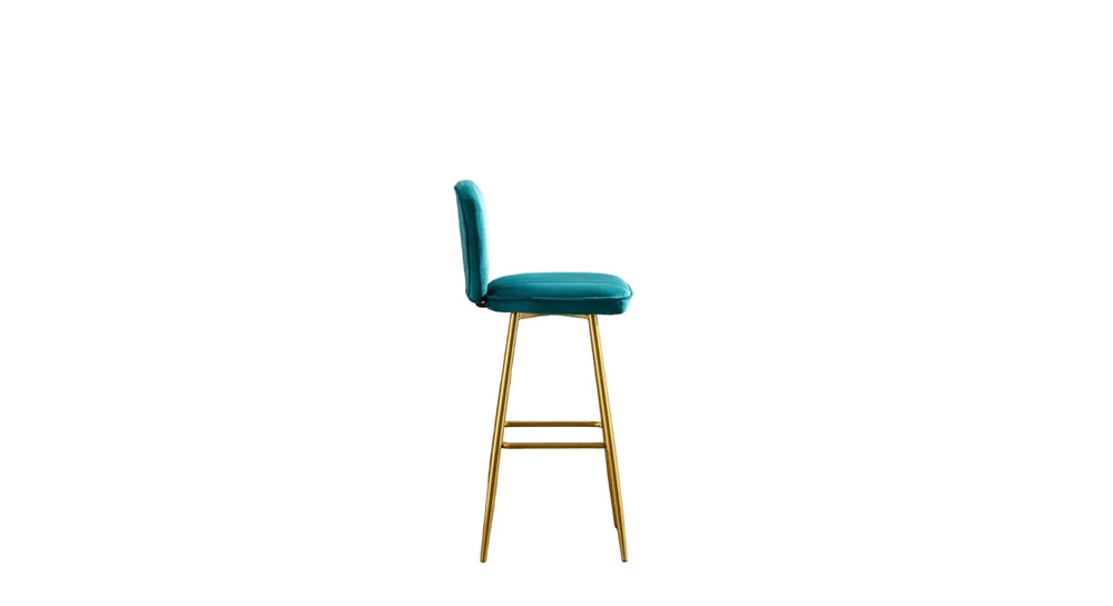 Teal Color Rafael Bar Stool - All India Decor