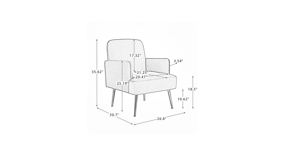 Rose Esme Accent Chair - All India Decor