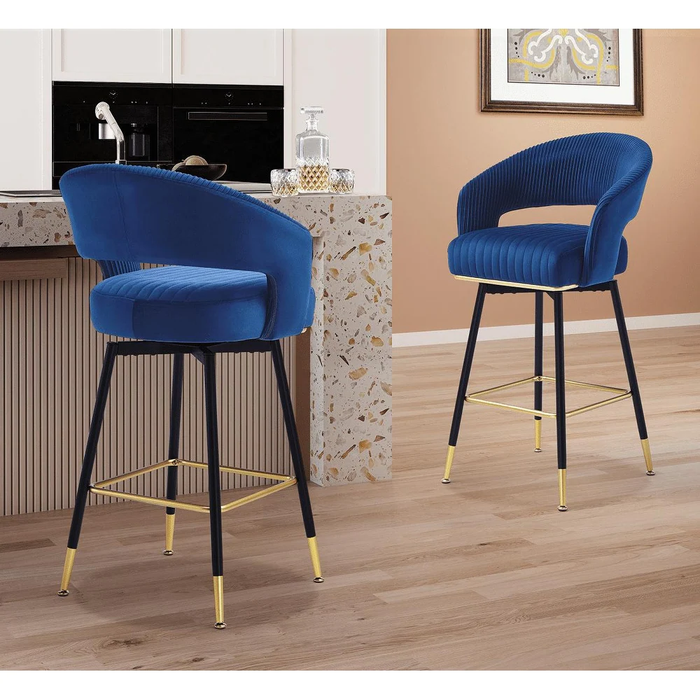 Blue Mixoy Bar Stool