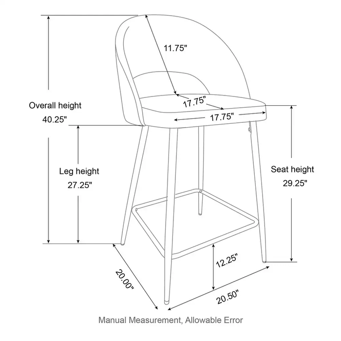 Beige Elmore Bar Stool