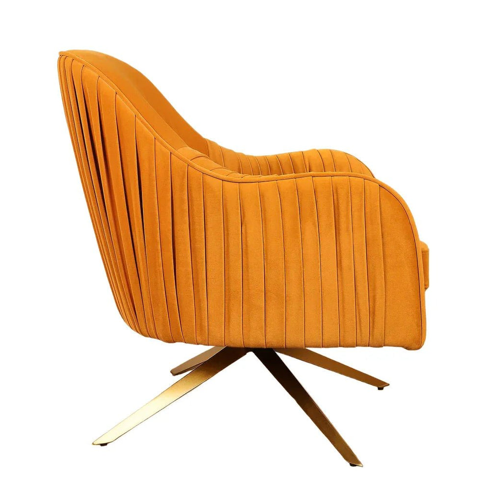 Musturd Gladden Revolving Accent Chair - All India Decor