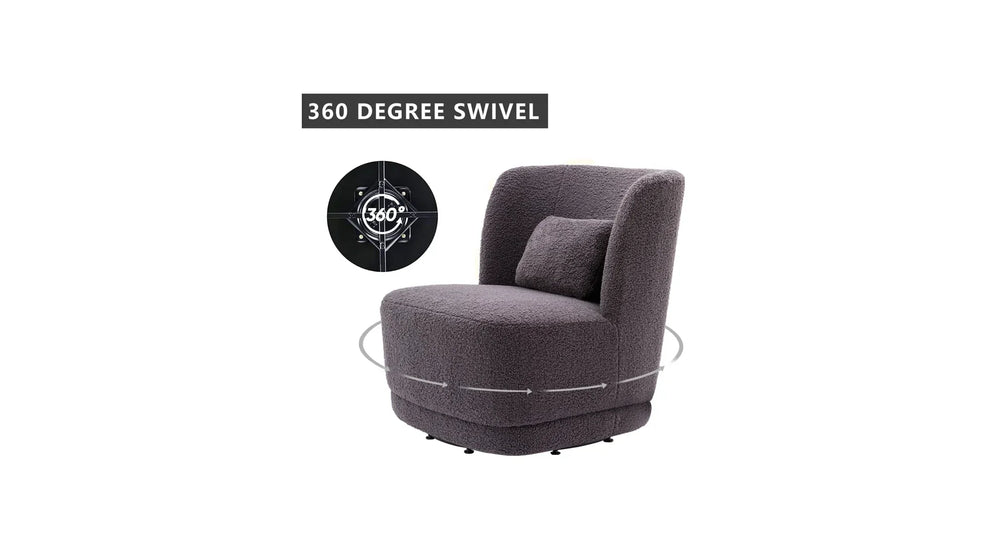 Grey Deeda Barrel Chair - All India Decor
