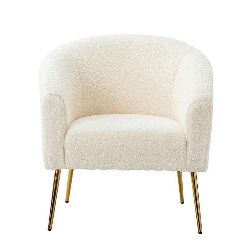 White Herrin Accent Chair - All India Decor
