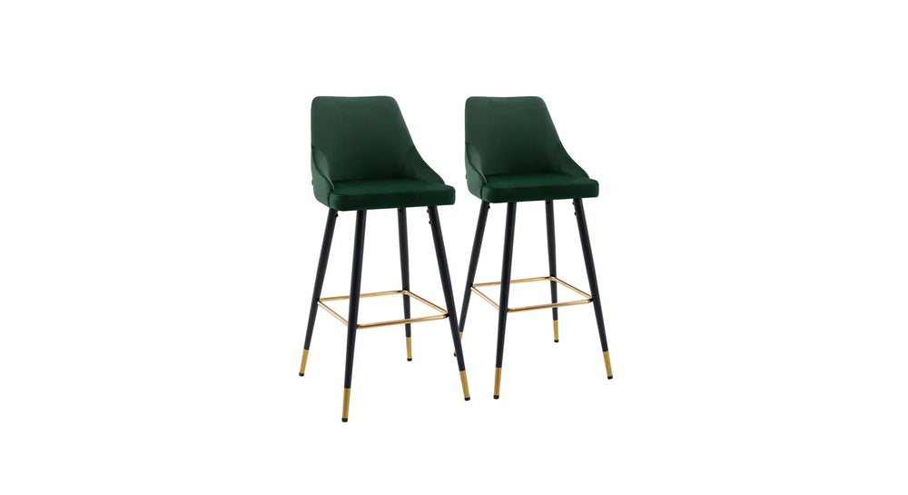Green Color Davan Bar Stool - All India Decor