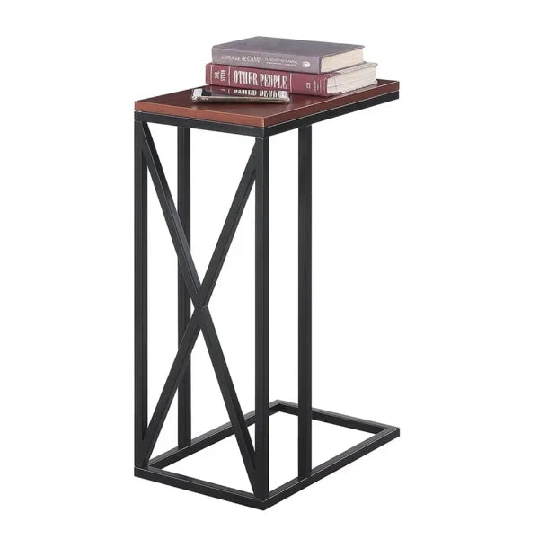 SIDE TABLE IN BLACK AND BROWN COLOR - All India Decor