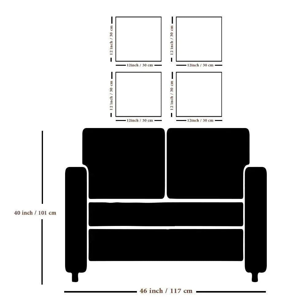Four Seasons Colorful Wall Painting Frame Set of 4 - All India Decor