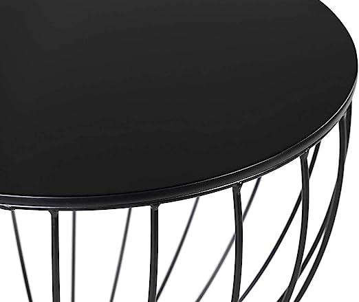 Hourglass Shape, Modern Accent Nightstand for Living Room - All India Decor
