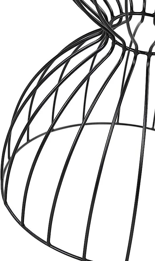 Hourglass Shape, Modern Accent Nightstand for Living Room - All India Decor