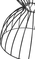 Hourglass Shape, Modern Accent Nightstand for Living Room - All India Decor