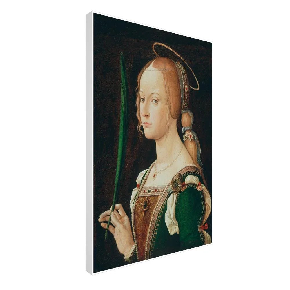 St. Justina of Pauda Framed Wall Art - All India Decor