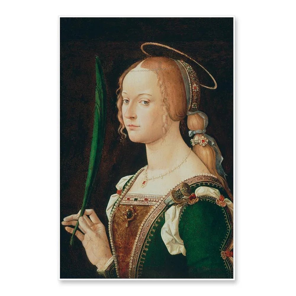 St. Justina of Pauda Framed Wall Art - All India Decor