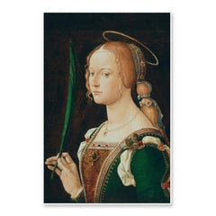 St. Justina of Pauda Framed Wall Art - All India Decor