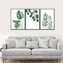 Leaf Art Wall Frame Set of 3 - All India Decor