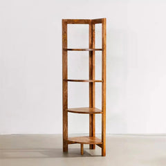 Wooden Corner Shelf In Ladder Motif - All India Decor