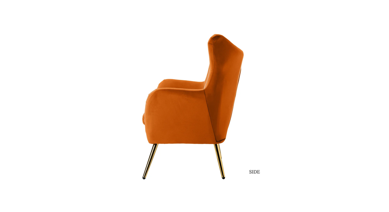 Orange Dawson Accent Chair