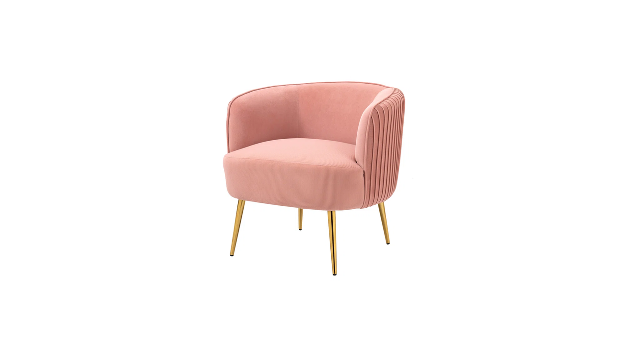 Pink Leiser Accent Chair