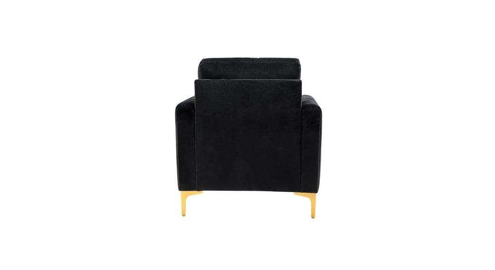 Black Rafeal Lounge Chair - All India Decor