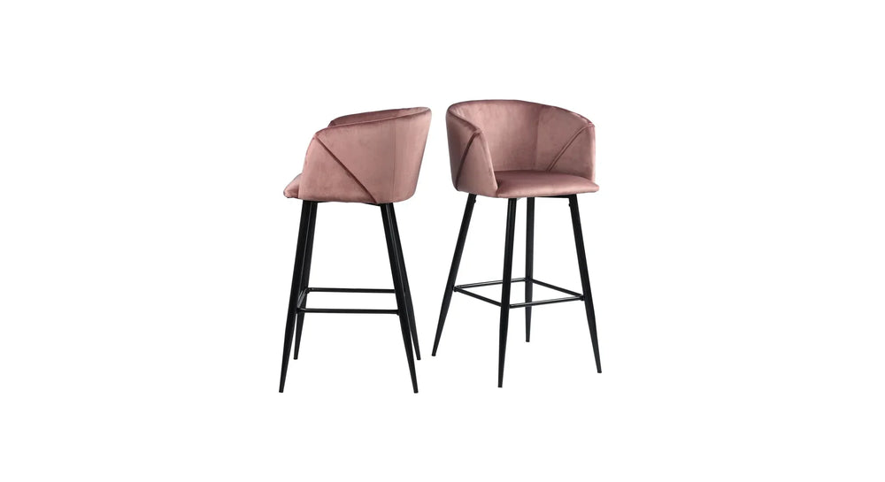 Pink Color Clea Counter Stool - All India Decor