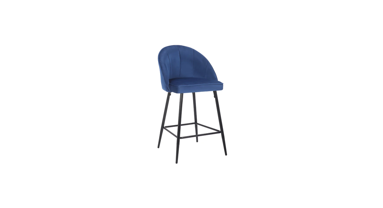 Blue Color Hindmen Counter Stool