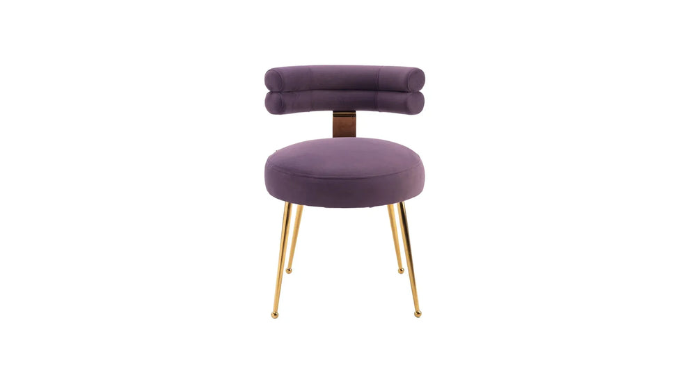 Purple Swizzy Aceent Chair - All India Decor