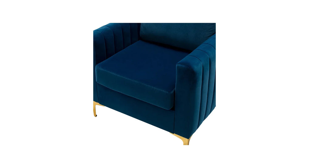 Blue Rafeal Lounge Chair - All India Decor