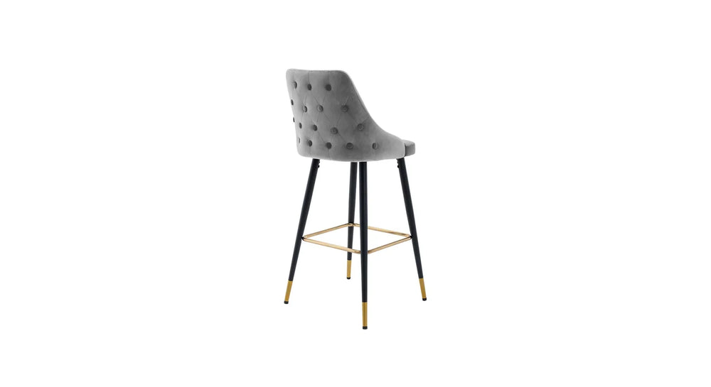 Grey Color Davan Bar Stool - All India Decor