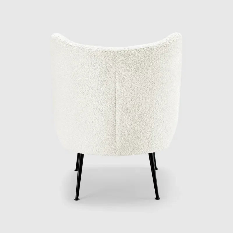 .White Collin Accent Chair - All India Decor