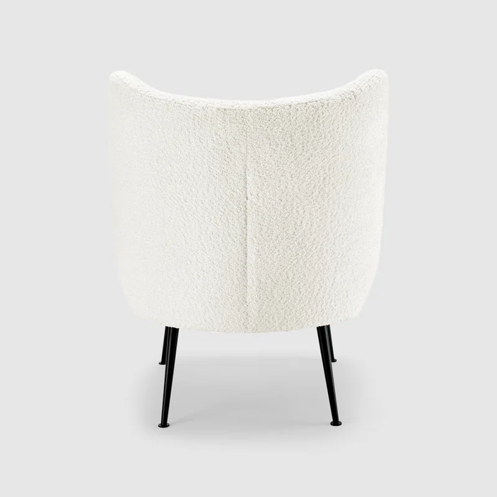 .White Collin Accent Chair